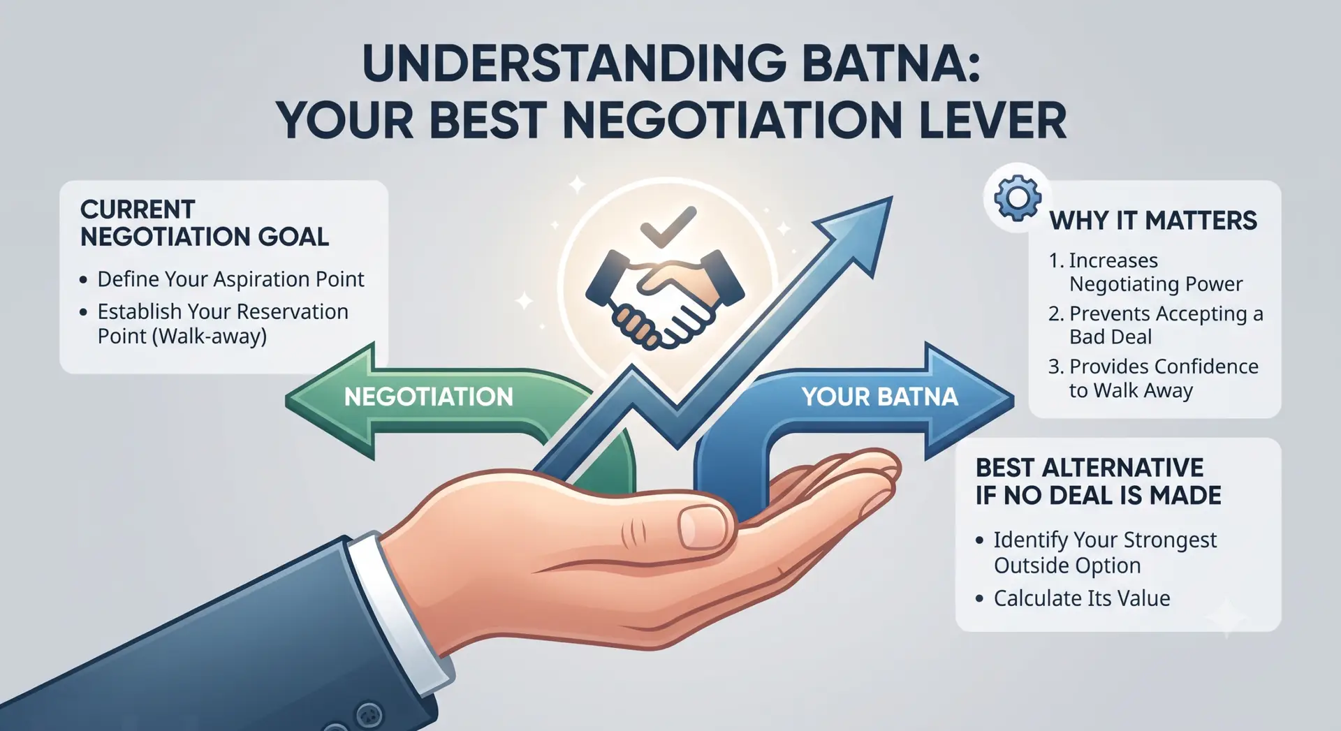 BATNA (Best Alternative To a Negotiated Agreement) explained