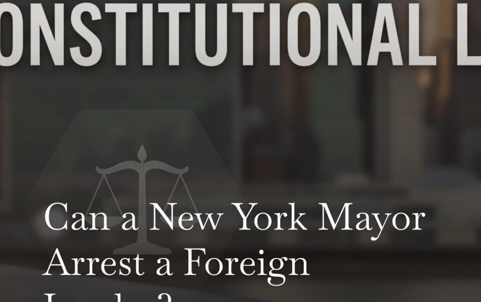 Can a New York Mayor Arrest a Foreign Leader?