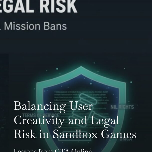 Balancing User Creativity and Legal Risk in Sandbox Games: Lessons from GTA Online