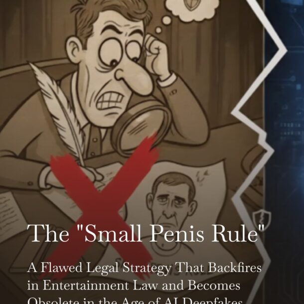 The "Small Penis Rule" A Flawed Legal Strategy That Backfires in Entertainment Law and Becomes Obsolete in the Age of AI Deepfakes