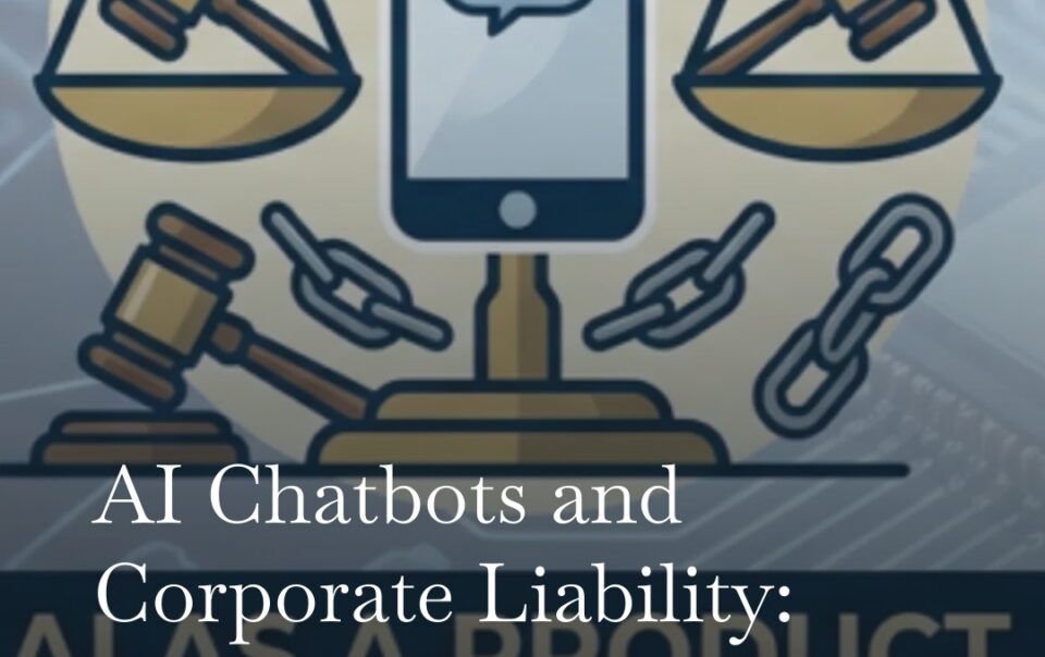 AI Chatbots and Corporate Liability: The Gavalas Case Signals Rising Risks