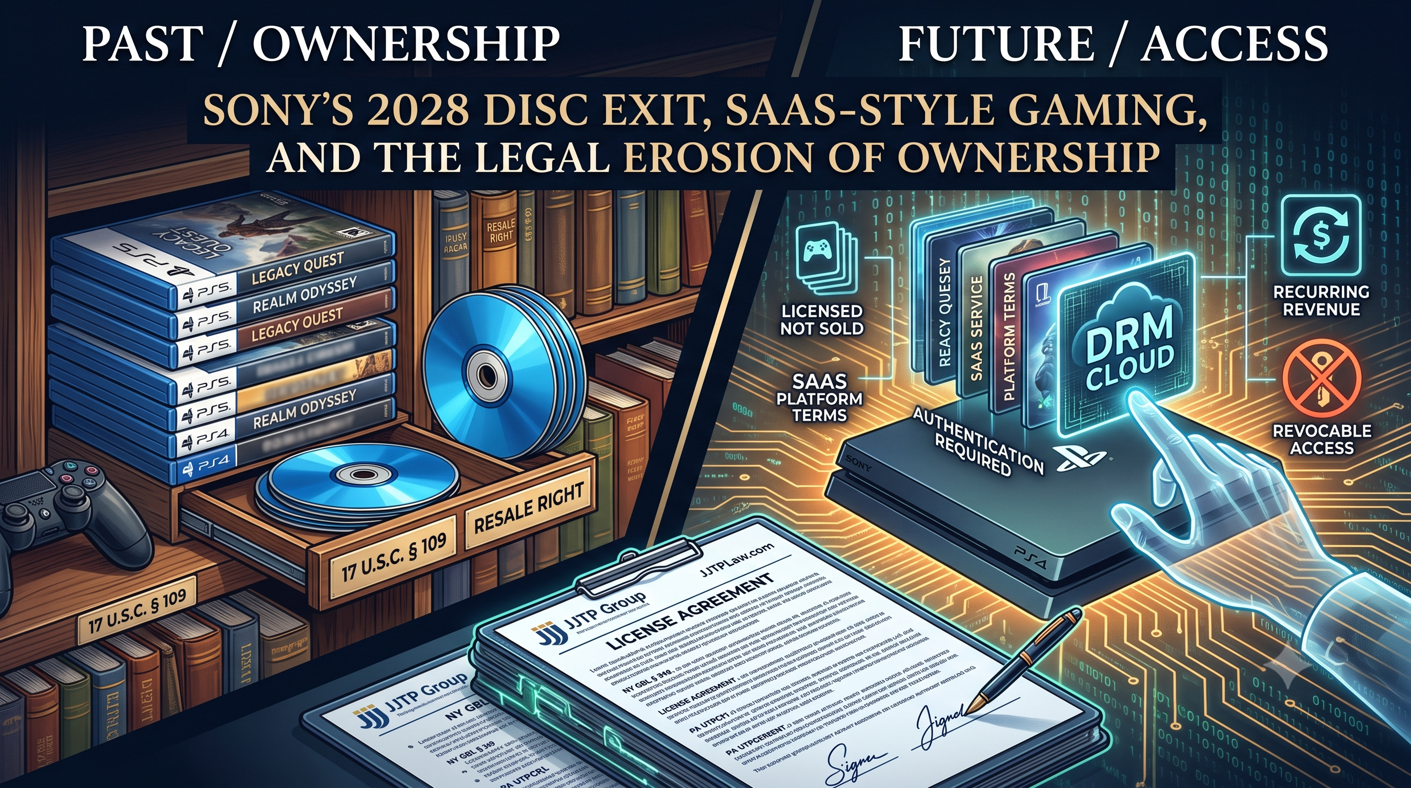 Sony's 2028 Disc Exit